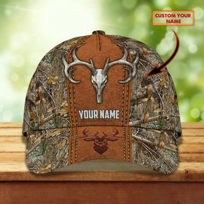 Deer Hunting 2 - Personalized Name Cap - Boom ORN0234