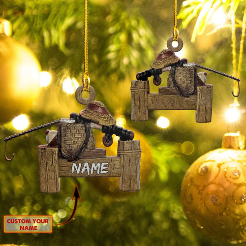 Custom Shaped Ornament - Fishing ORN0029