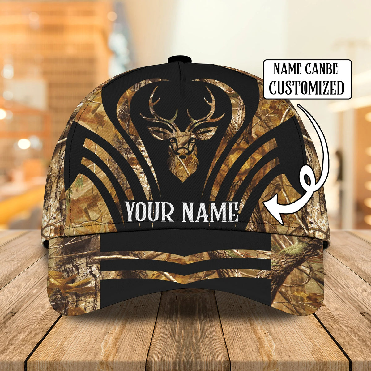 Deer Hunting 2 - Personalized Name Cap - Boom HNT0143
