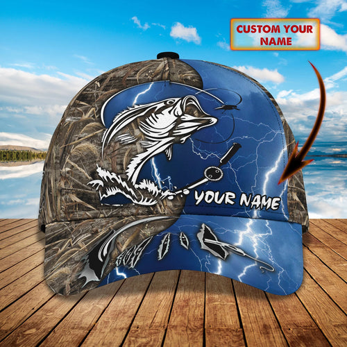 Fishing 01- Personalize Name Cap  - CV98 FISH0278