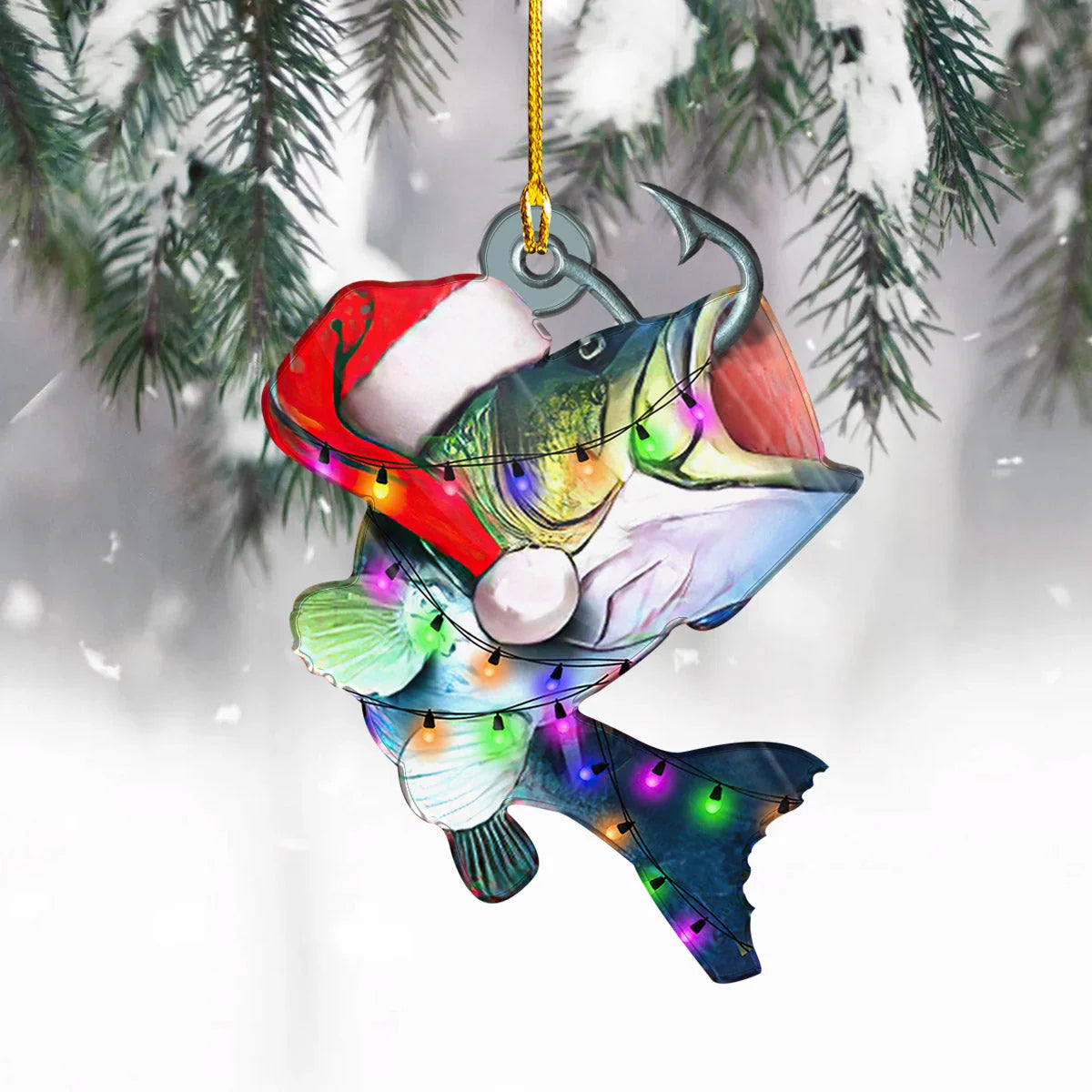 Shaped Ornament - Fishing ORN0003