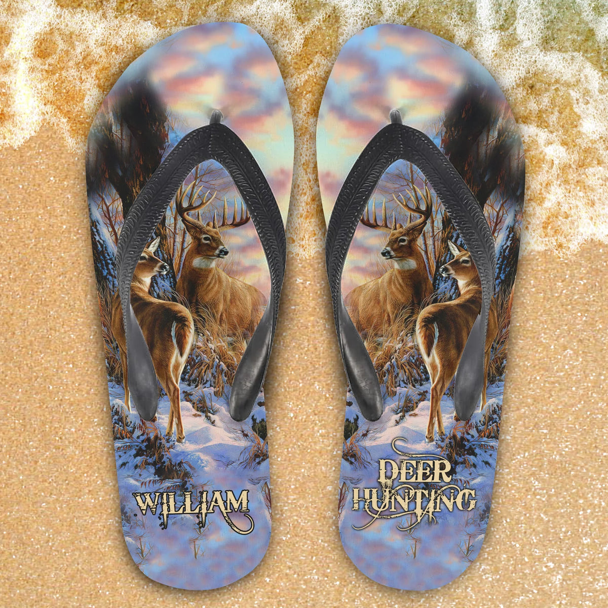 Custom Flip Flops - Hunting - Fuly 4 HNT0228