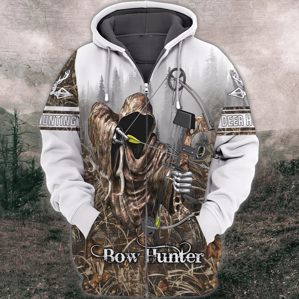 Hunting - 3D Full Print Zipper Hoodie 102 - CV98 HNT0090