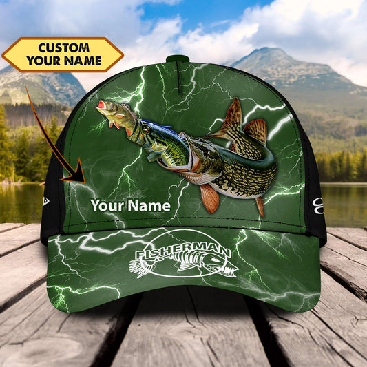 Fishing 3- Personalized Name Cap - HN95 FISH0144