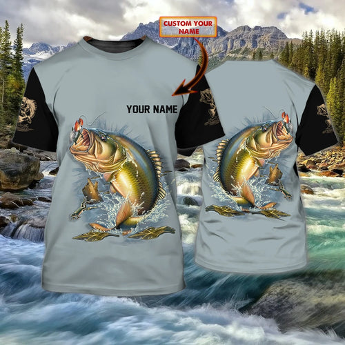 Fishing - Personalized Name 3D Tshirt - Dat93 FISH0119