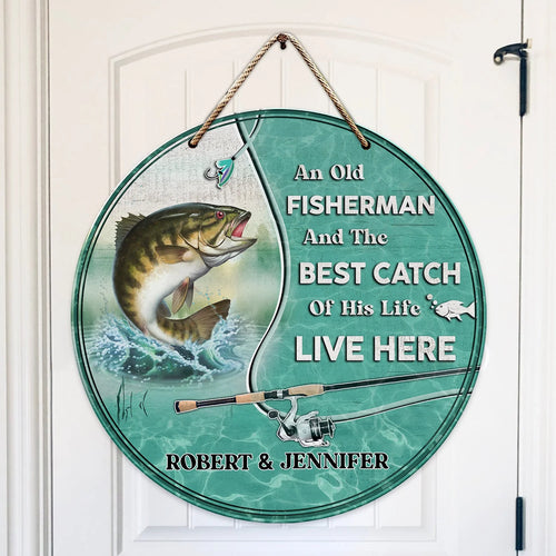Fishing - Custom Wooden Sign - Tra96 ORN0113