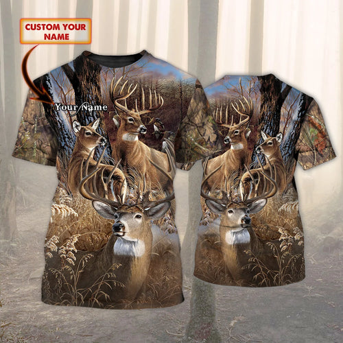 HUNTING 8668 - Personalized Name 3D T Shirt - NBTT HNT0224