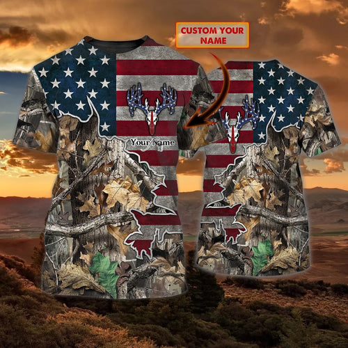 HUNTING - 01Personalized Name 3D Tshirt - RINC98 HNT0159