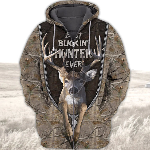 Hunting - 317 - 3D Zipper Hoodie HNT0081
