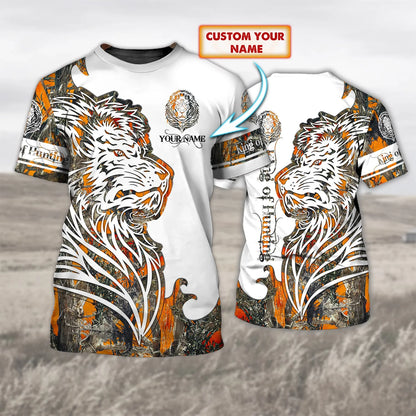 King Of Hunting - Personalized Name 3D Tshirt - Dah 63 HNT0241