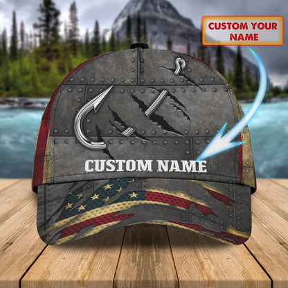 Love Fishing- Personalized Name Cap - Tra96 FISH0134