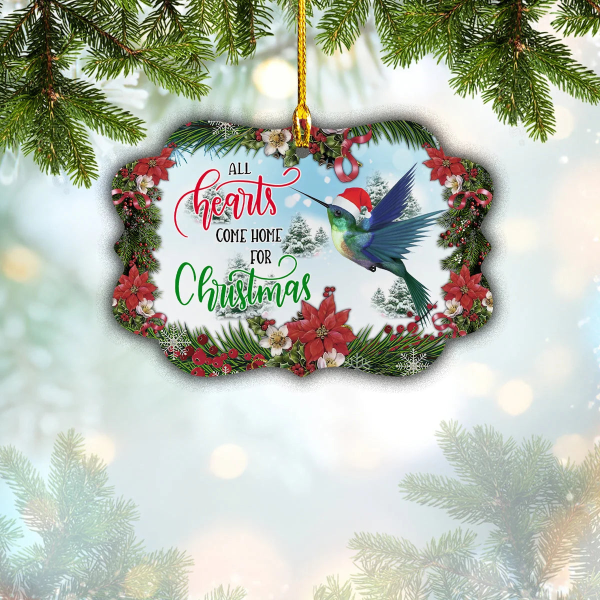 XMas- Hummingbird - Ornament - Loop- T2k- 515 ORN0001