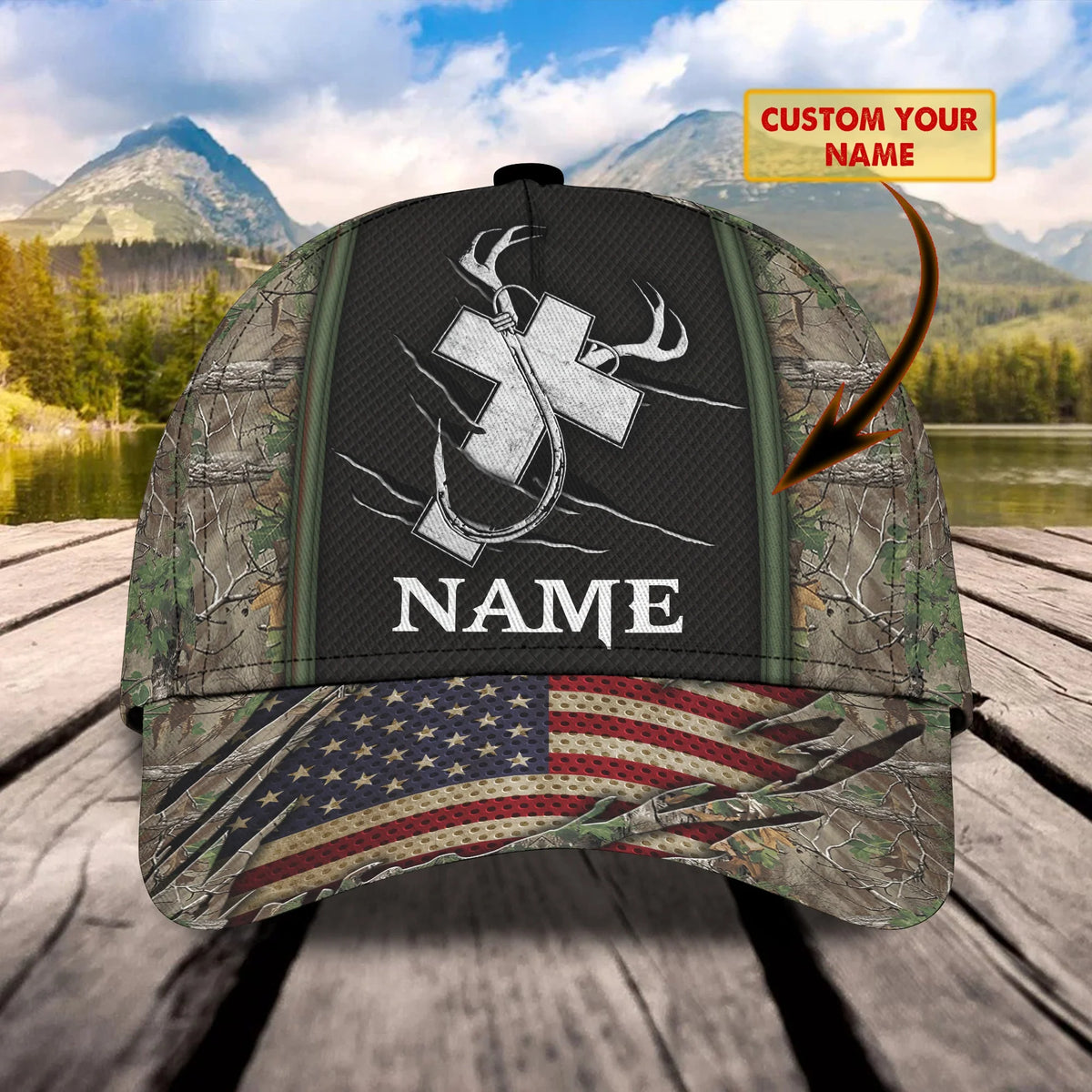 Hunting - Personalized Name Cap - DAT93-011 HNT0148