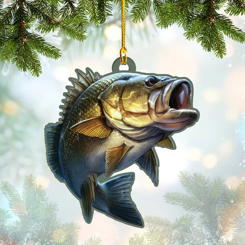 Bass Fish - Shaped Ornament 02 ORN0057