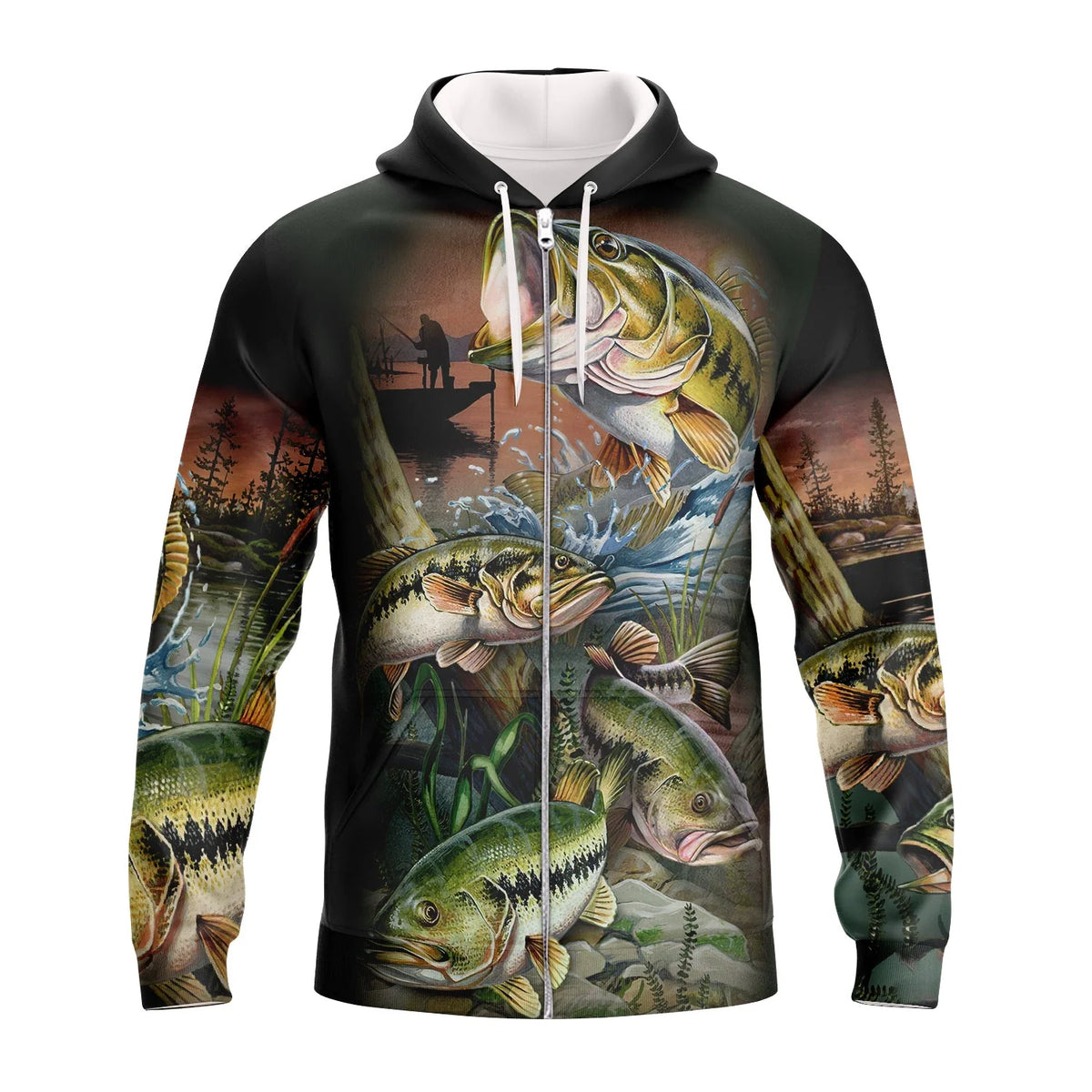 Fishing - Personalized Name 3D Zipper hoodie New - CV98 FISH0105