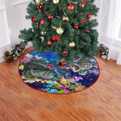 Christmas Tree Skirt - Bass Fishing - 15 ORN0100