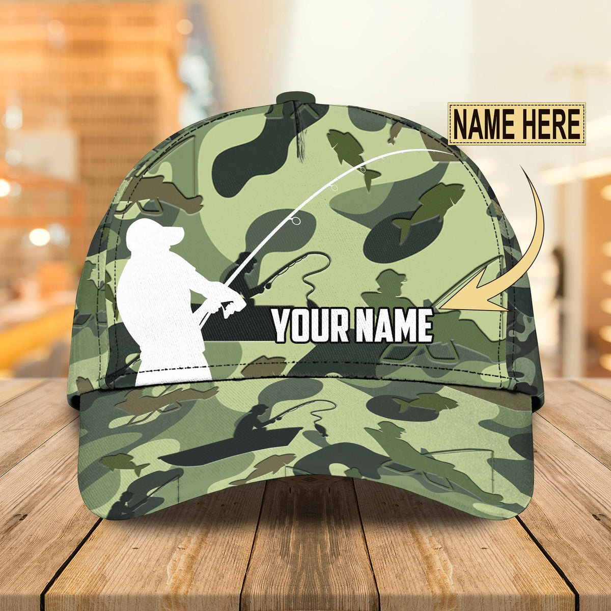Fishing  - Personalized Name Cap - Co98 FISH0198