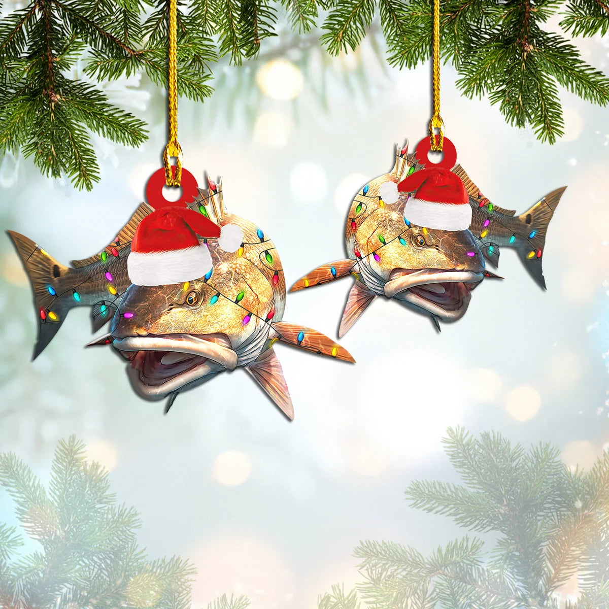 Fishing - Shaped Ornament ORN0004