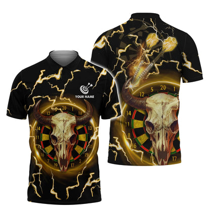 Personalized Name Bull And Darts 3D Printed Shirts ORN0252