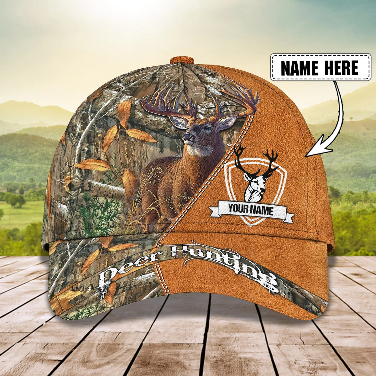 Hunting 04 - Personalized Name Cap - Pth98 HNT0293