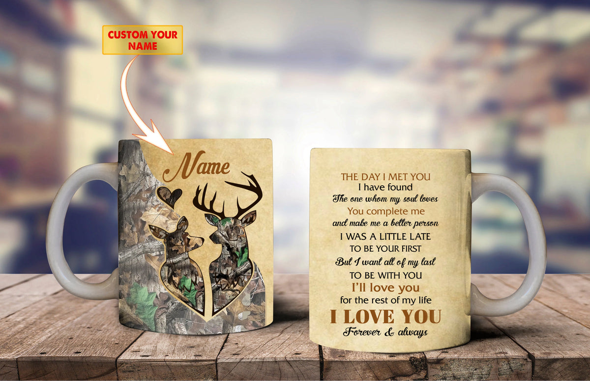 Personalized Custom Mug For Hunting Lover Couple HNT0135