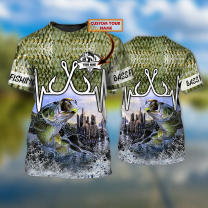 3D FISHING1 - Personalized Tshirt - BY97 FISH0204