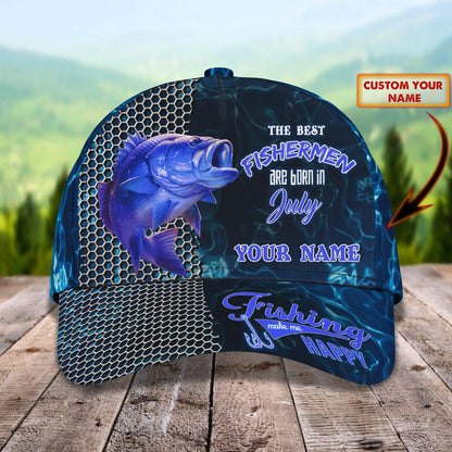The Best Fishermen  - Personalized Name Cap - Vtm99 FISH0173