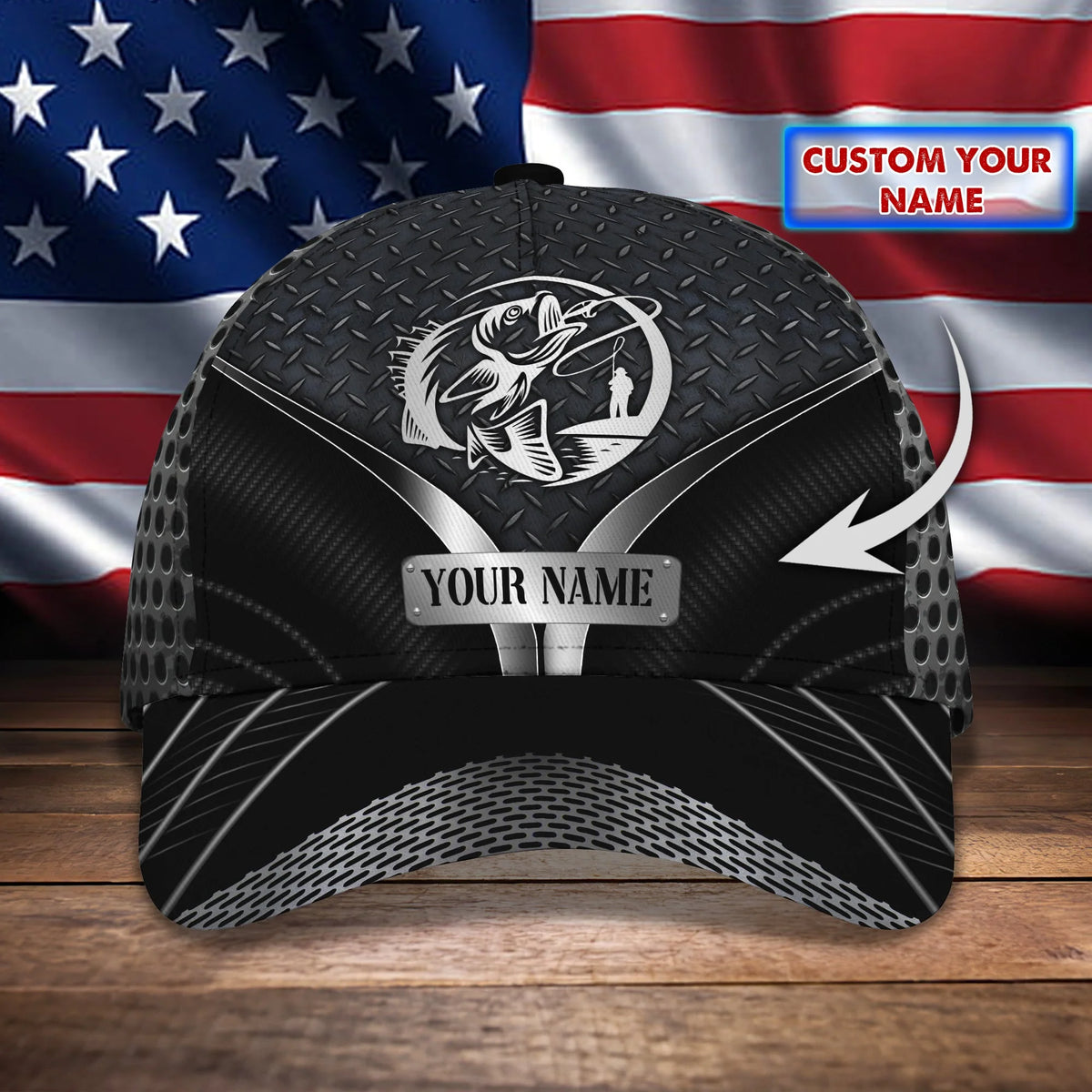 Fishing - Personalized Name Cap - Urt96 FISH0220