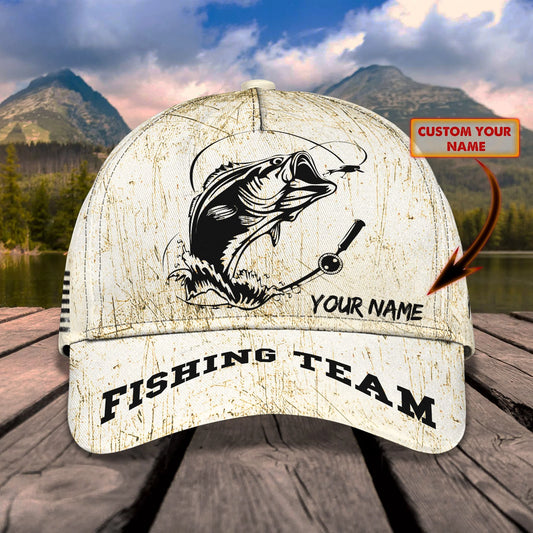 Fishing Team - Personalized Name Cap 23- Lta98 FISH0211