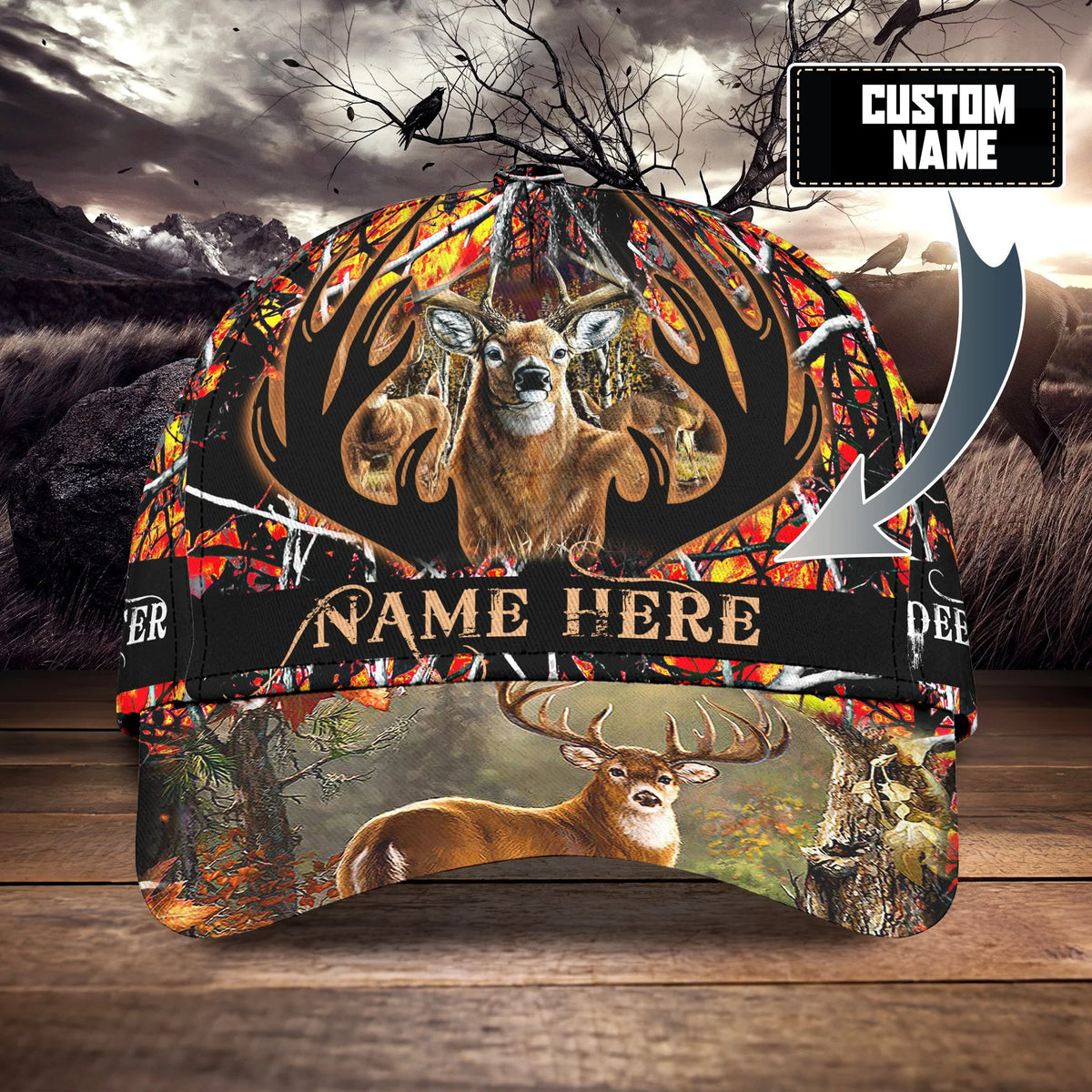 Deer Hunting - Personalized Name Cap For Deer Hunter - Hez98 01 HNT0139