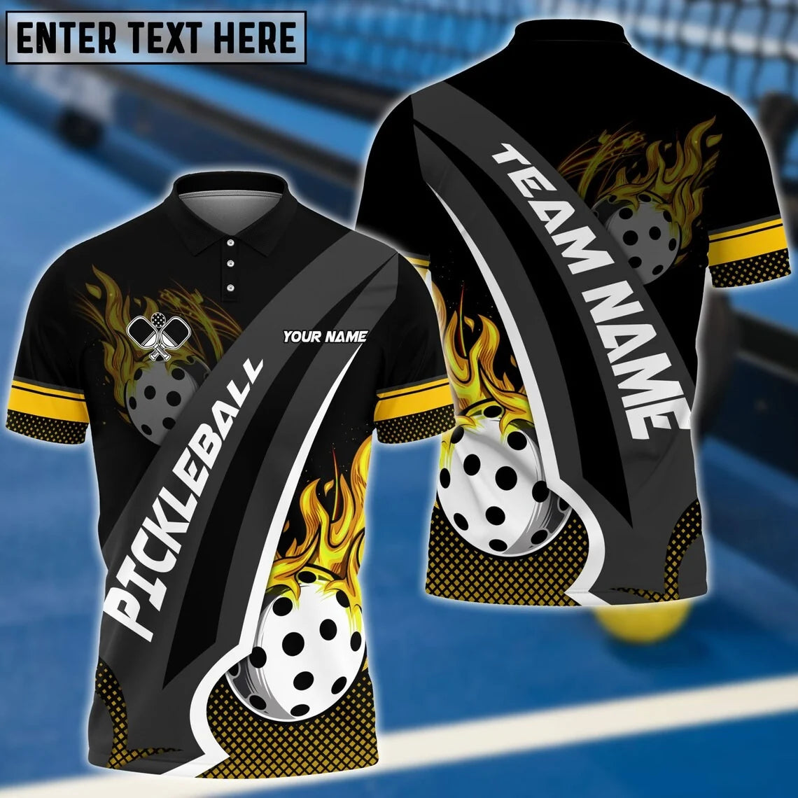 Pickleball Player Personalized Name & Team Name 3D Shirts Tad Gift For Pickleball Player PKL0080