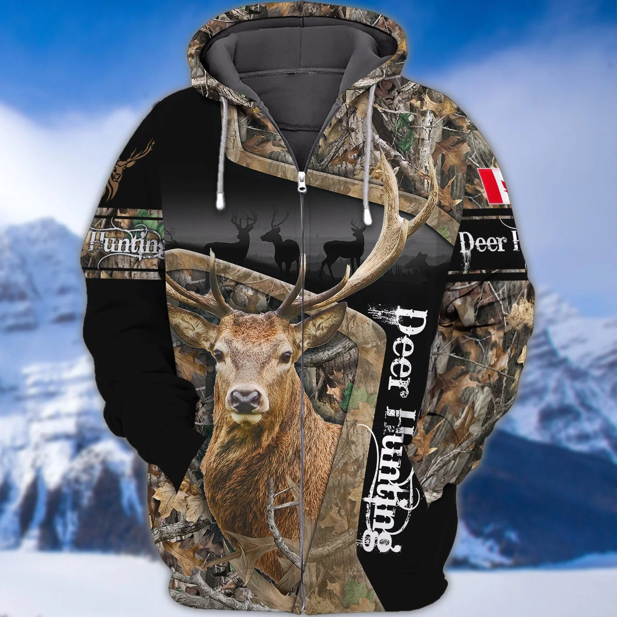 Canada Deer Hunting 3D Shirts For Men and Women Version 2 HNT0117