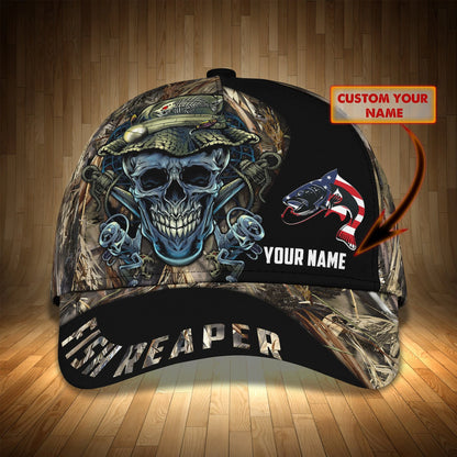 Fish Reaper - Personalized Name Cap - Lta98-45 FISH0288