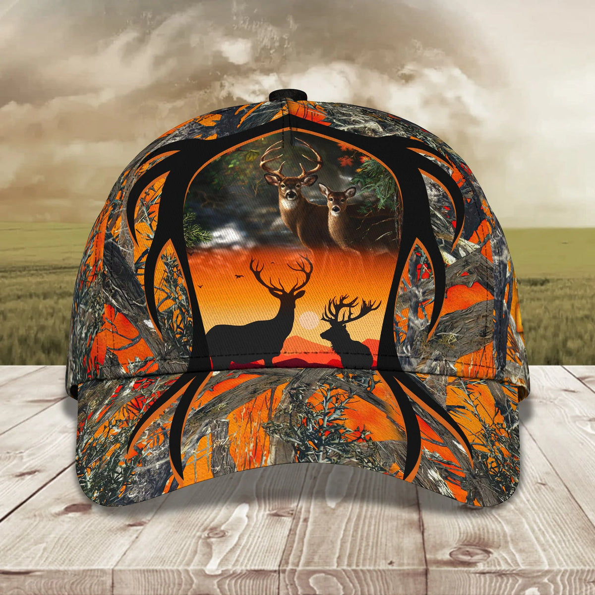 Hunting02 - Personalized Name Cap Deer Hunter - ATM2K HNT0219