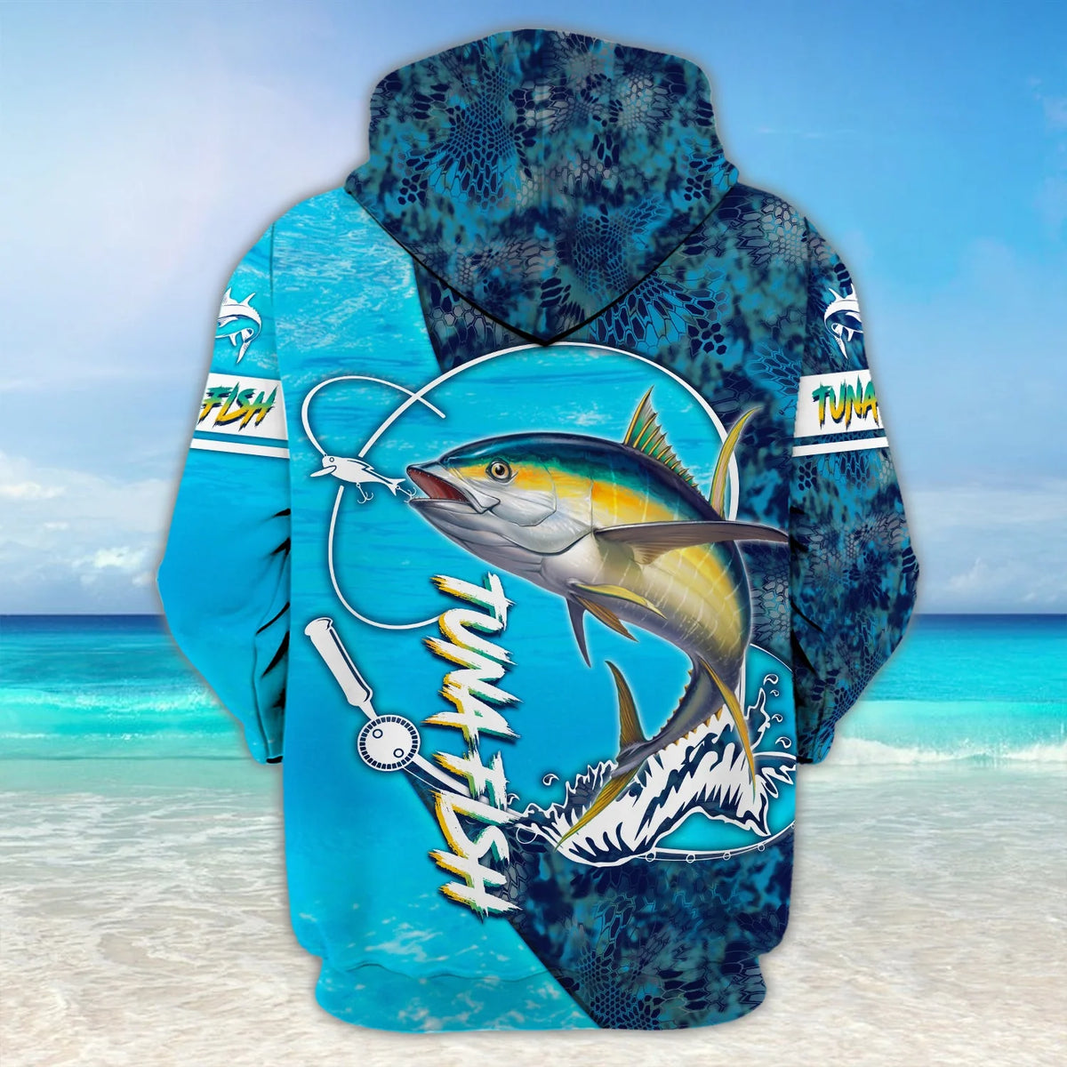 Custom 3D Tuna Fishing 3D Full Print Shirts, Unique Design for Anglers, Perfect Gift for Tuna Fishing Enthusiasts! FISH0020