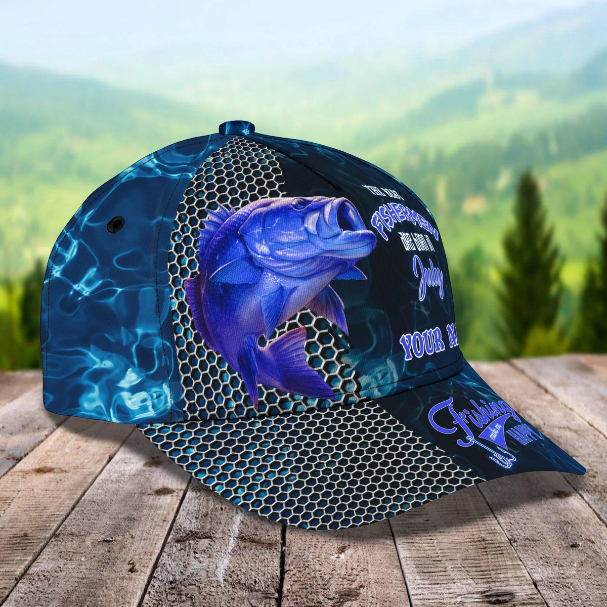The Best Fishermen  - Personalized Name Cap - Vtm99 ORN0261
