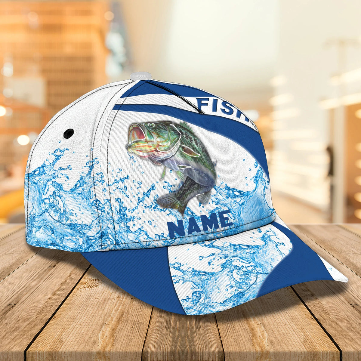Fishing - Personalized Name Cap - Nbtt FISH0124