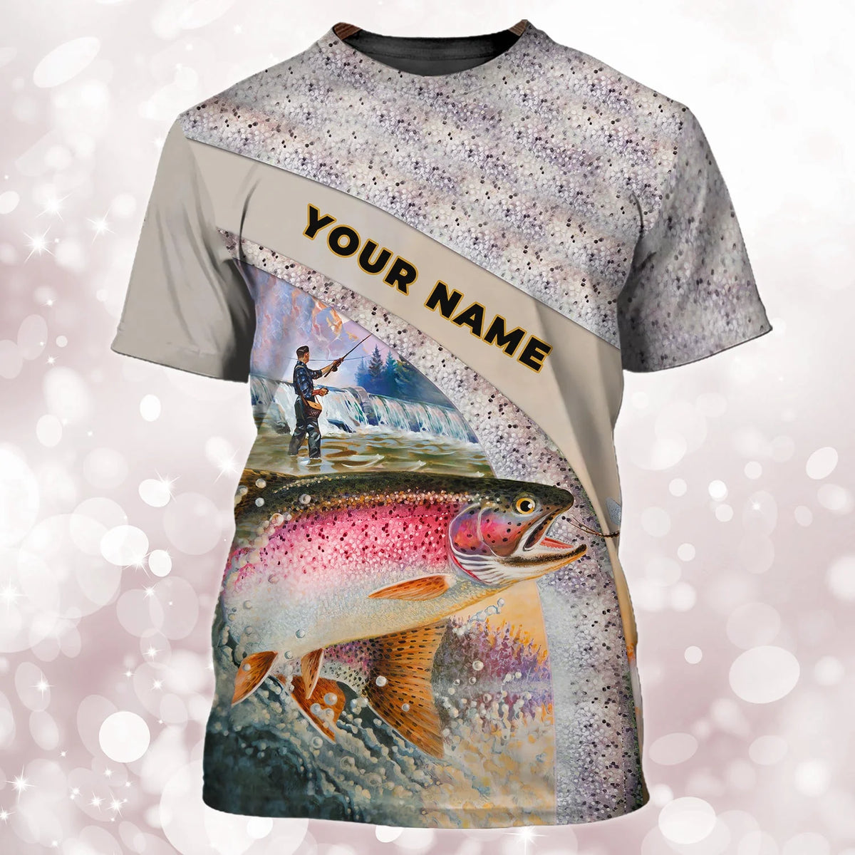Fishing - Personalized Name 3D T Shirt -tt99-132 FISH0181