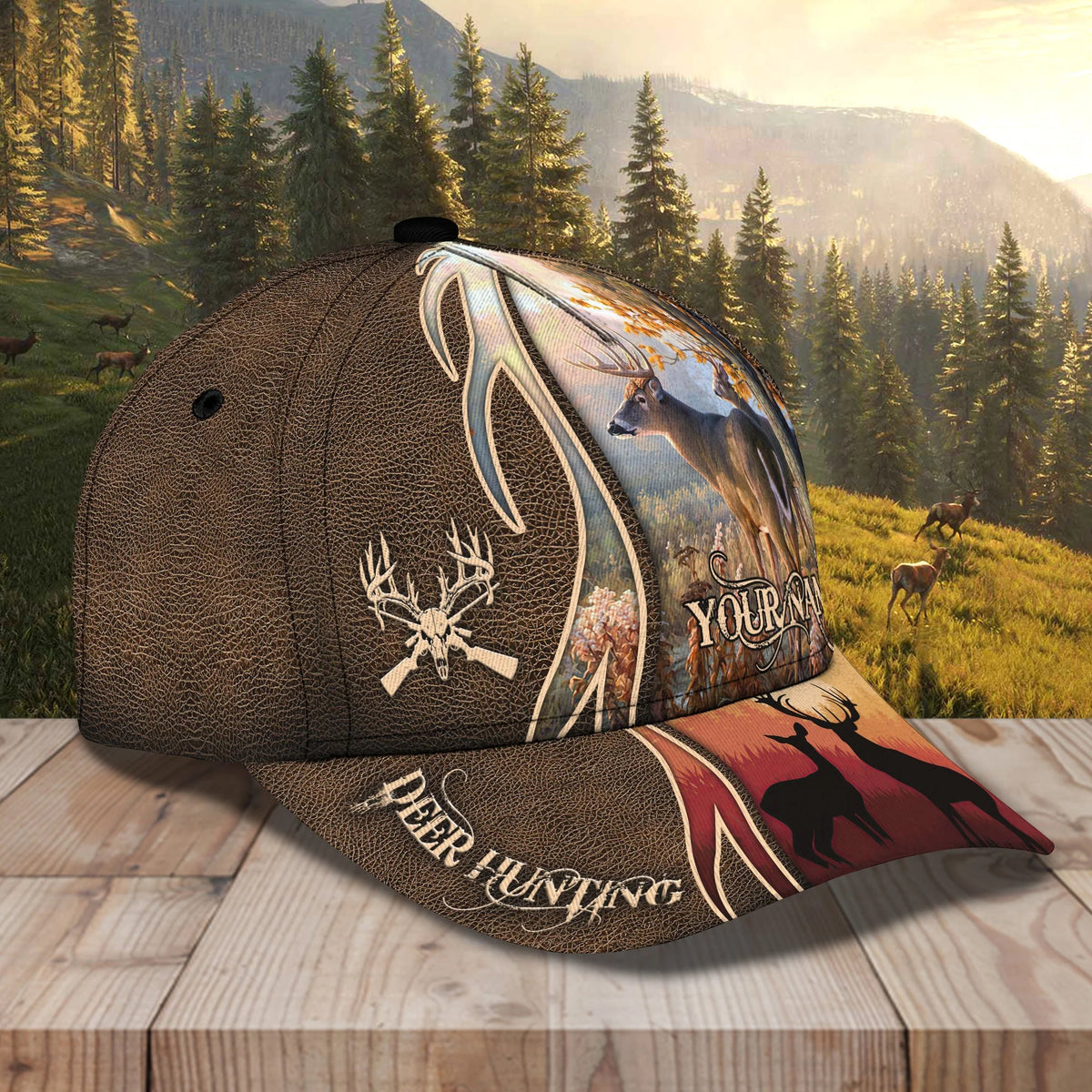 Hunting 07 - Personalized Name Cap - 16hb HNT0213