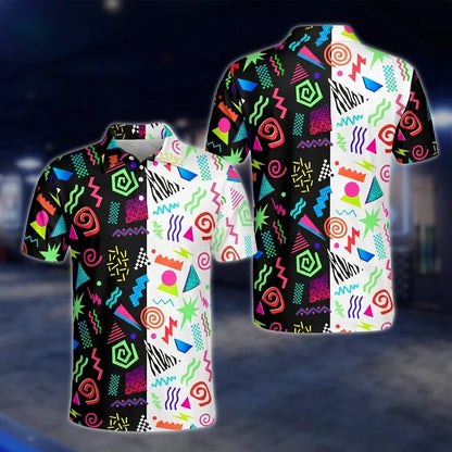 Matching Retro 80s Golf Polo Shirt For Men And Women, Couple Matching Golf Shirt GOF0116