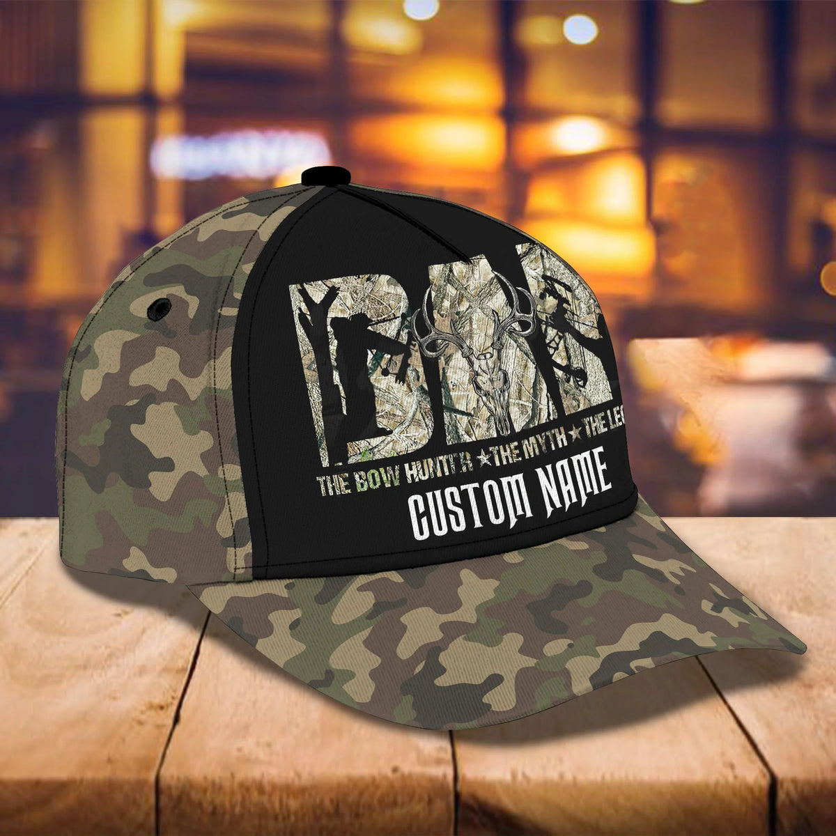 Hunting Dad - Personalized Name Cap HNT0145