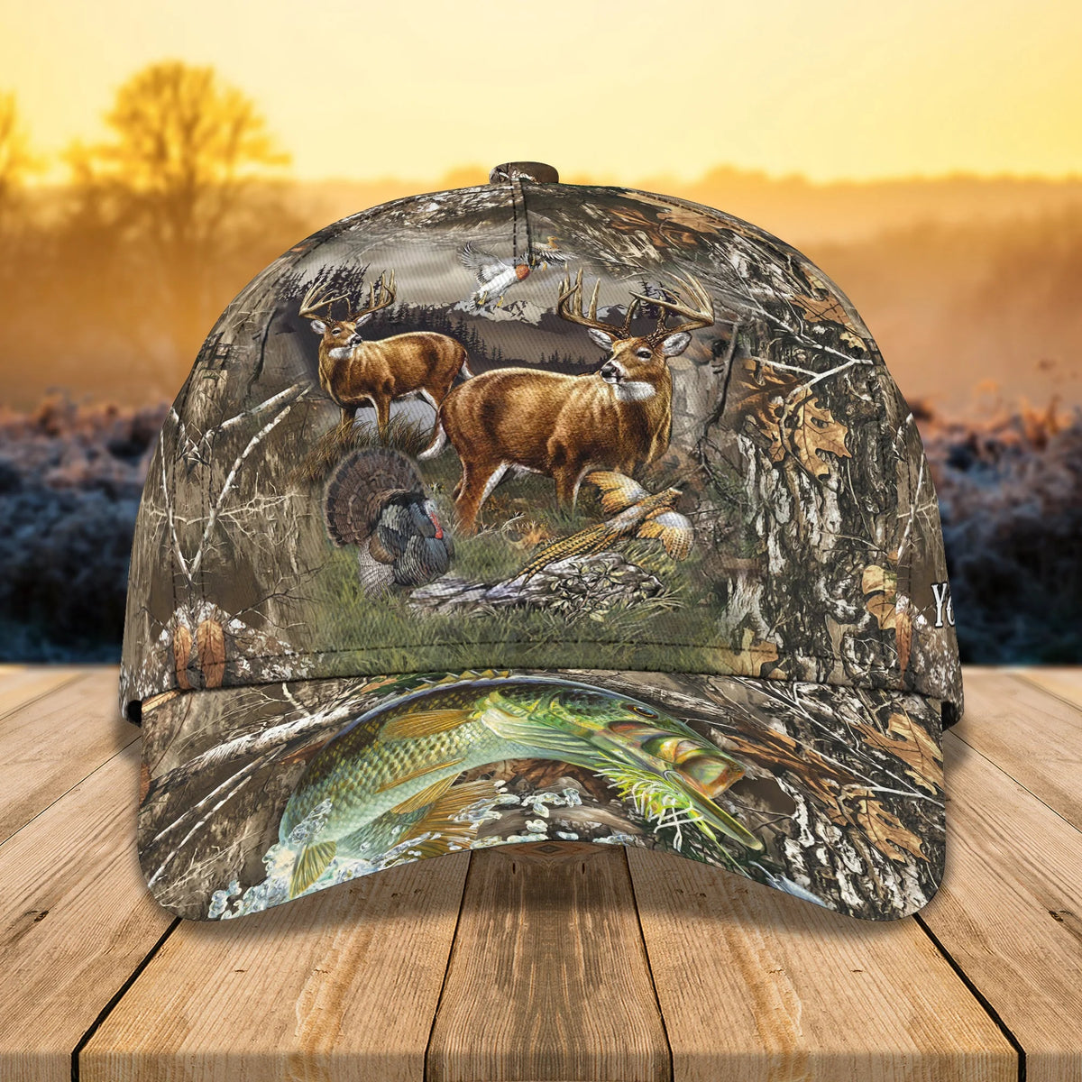 Hunting 05 - Personalized Name Cap - 16hb HNT0177