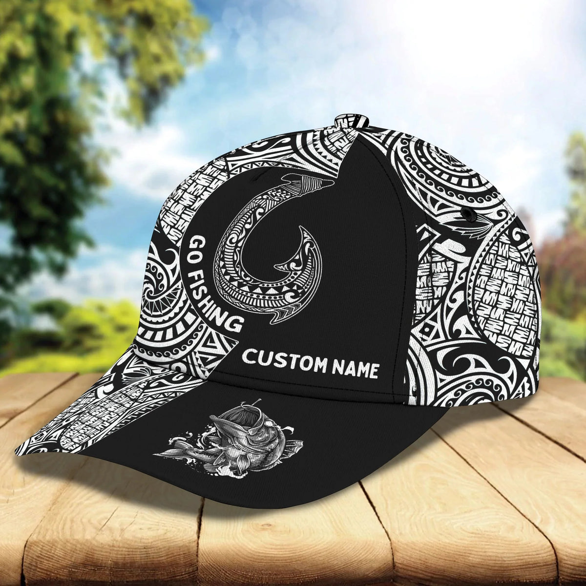 Fishing- Personalized Name Cap - HN95 FISH0153