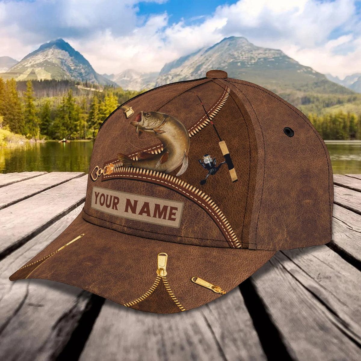 FISHING CAP 2 - Personalized Name Cap - HTA 68 FISH0164