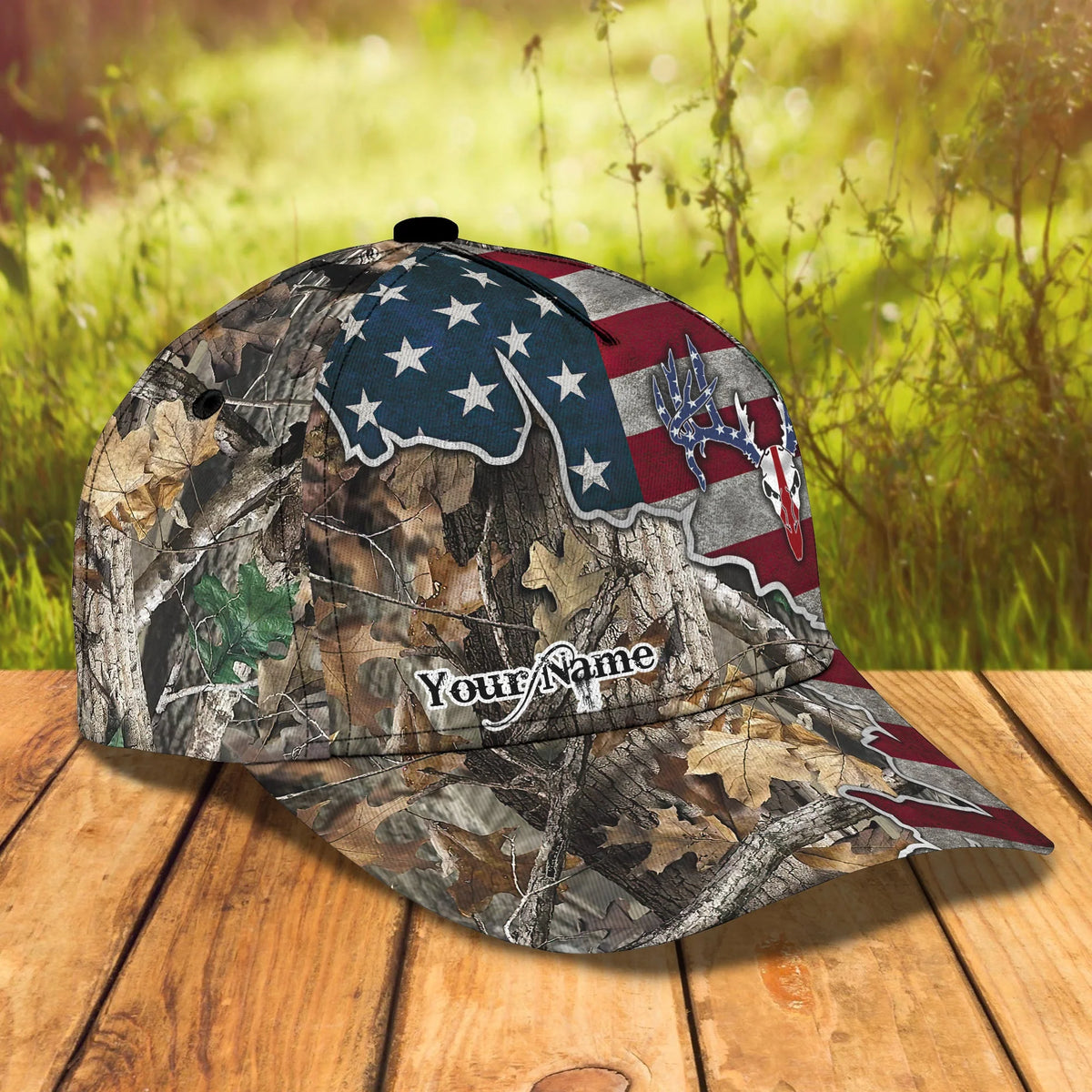 Deer Hunting - 01Personalized Name Cap - RINC98 HNT0162