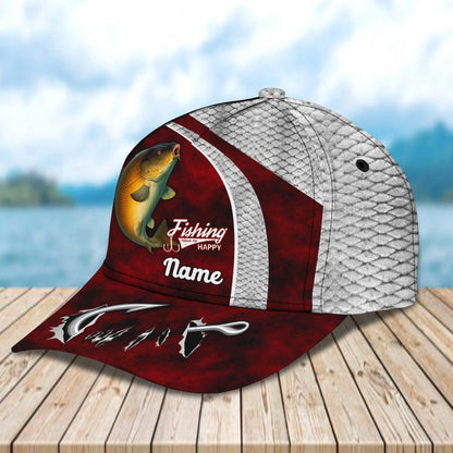 Carp Fishing 12 - Personalize Name Cap  - Loop - Ntp-169 FISH0051
