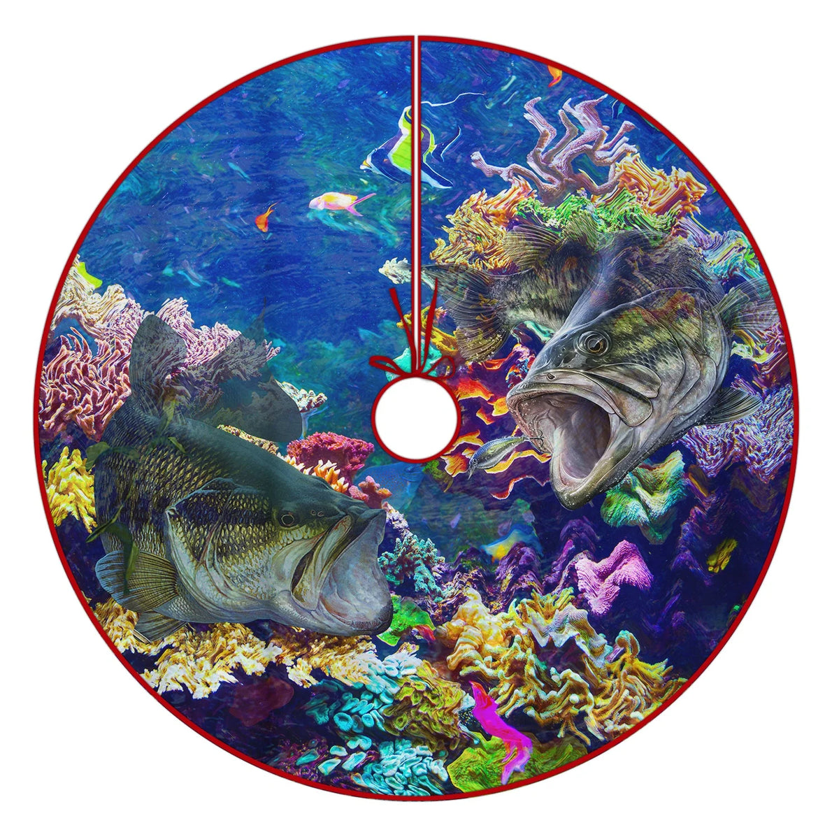 Christmas Tree Skirt - Bass Fishing - 15 ORN0100