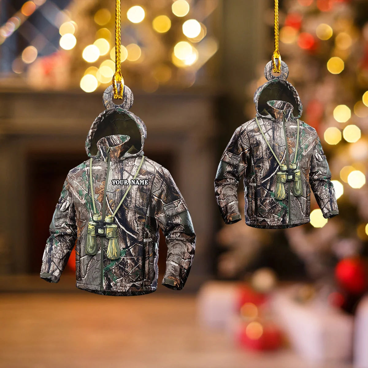 TAD - CUSTOM SHAPED ORNAMENT - HUNTING 2 ORN0012