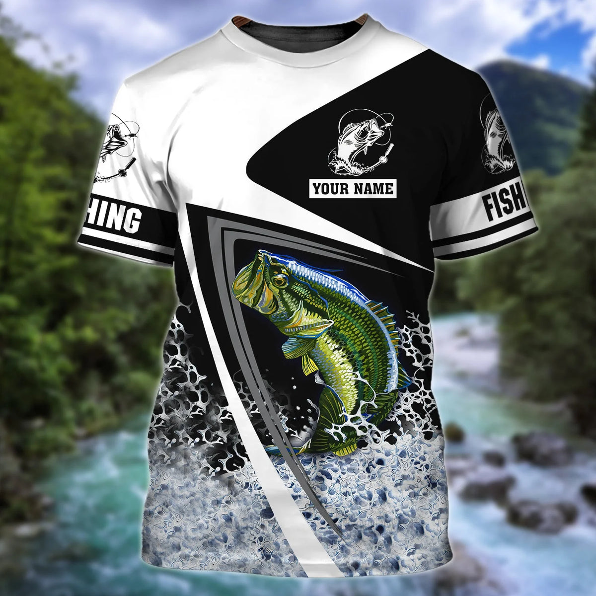 Fishing Lover - Personalized Name 3D Tshirt - H98  418 FISH0210