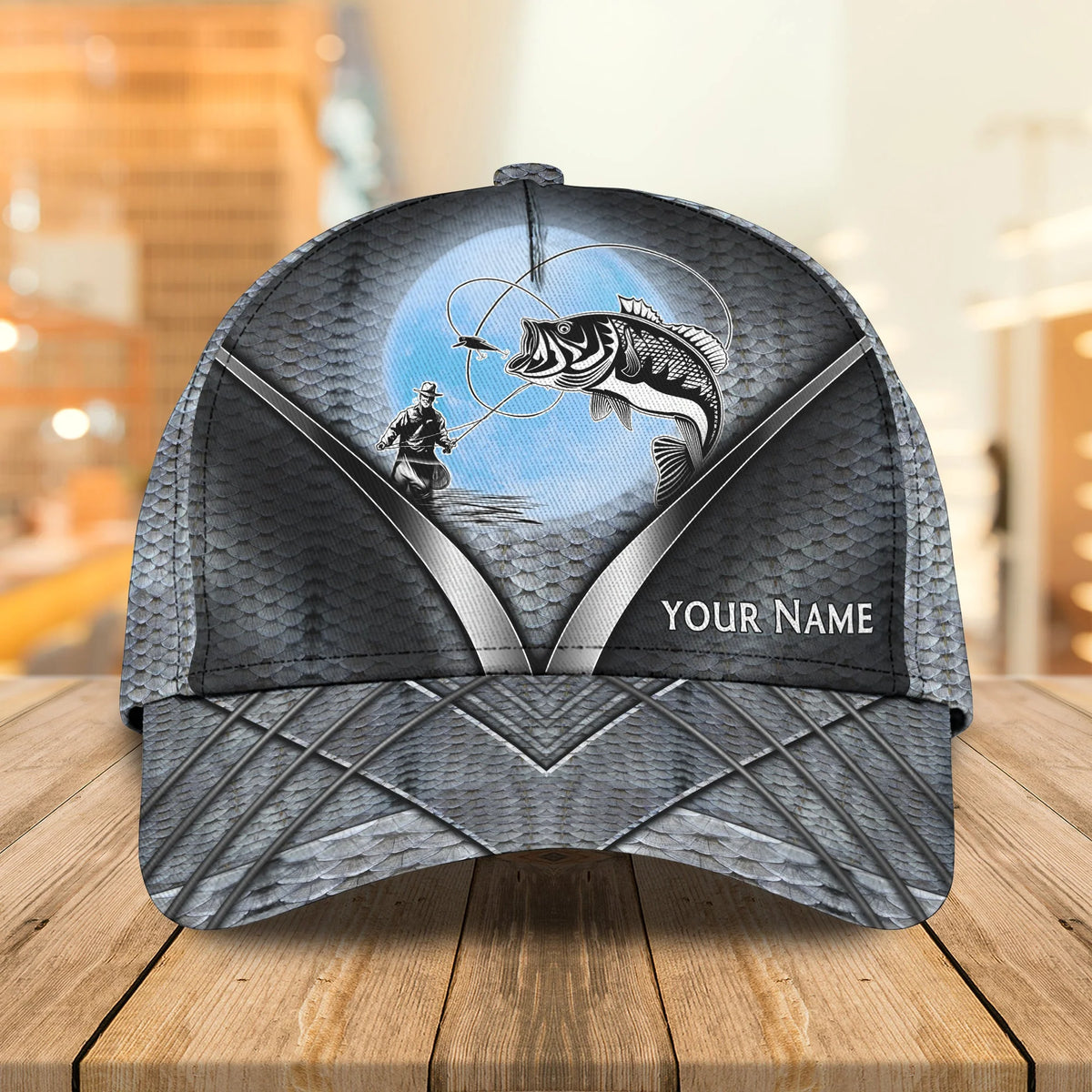 Fishing- Personalized Name Cap - tt99-93 FISH0137